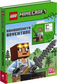 LEGO® Minecraft®: Armoursmith Adventure Activity Book (with Armoursmith minifigure and accessories)