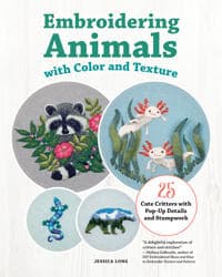 Embroidering Animals with Color and Texture
