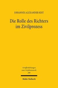 Die Rolle des Richters im Zivilprozess