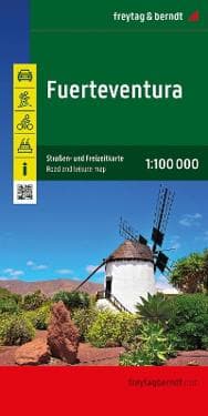Fuerteventura Road and Leisure Map