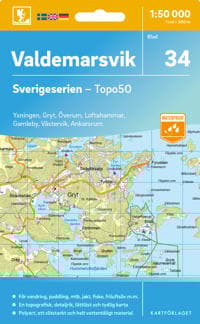 34 Valdemarsvik Sverigeserien Topo50