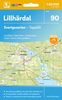 90 Lillhärdal Sverigeserien Topo50