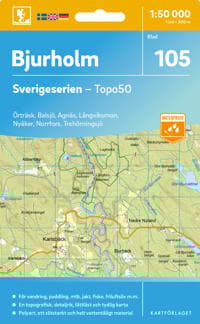 105 Bjurholm Sverigeserien Topo50