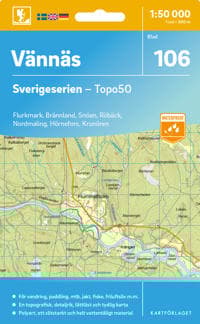 106 Vännäs Sverigeserien Topo50