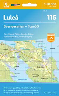 115 Luleå Sverigeserien Topo50