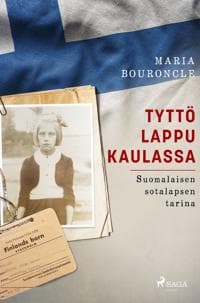 Tyttö lappu kaulassa