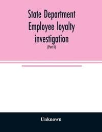 State Department employee loyalty investigation