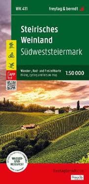 Steirisches Weinland hiking, cycling and leisure map