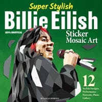 Super Stylish Billie Eilish Sticker Mosaic Art