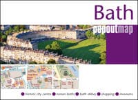Bath PopOut Map - pocket size, pop up map of Bath city centre