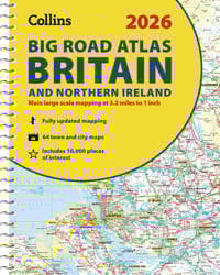 2026 Collins Big Road Atlas Britain and Northern Ireland