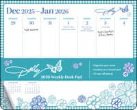 Dolly Parton 2026 Weekly Desk Pad Calendar