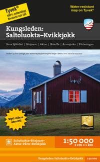 Kungsleden: Saltoluokta - Kvikkjokk 1:50 000