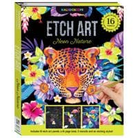 Kaleidoscope Etch Art Creations Neon Nature