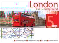 London Bus and Underground PopOut Map