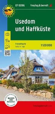 Usedom und Haffküste, Freizeitkarte 1:120.000, freytag & berndt