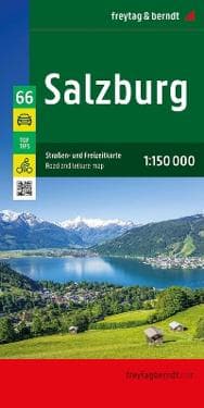 Salzburg, Straßen- und Freizeitkarte 1:150.000, freytag & berndt