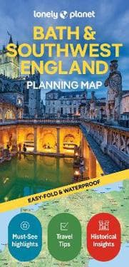 Lonely Planet Bath & Southwest England Planning Map