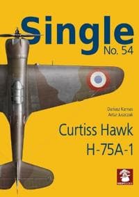 Single no. 54 Curtiss Hawk H-75A-1