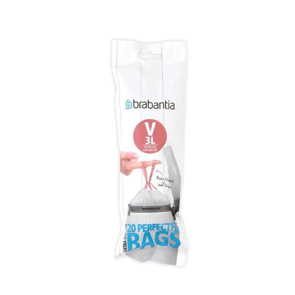 Brabantia PerfectFit garbage bag Type V, 3 L, 20 success