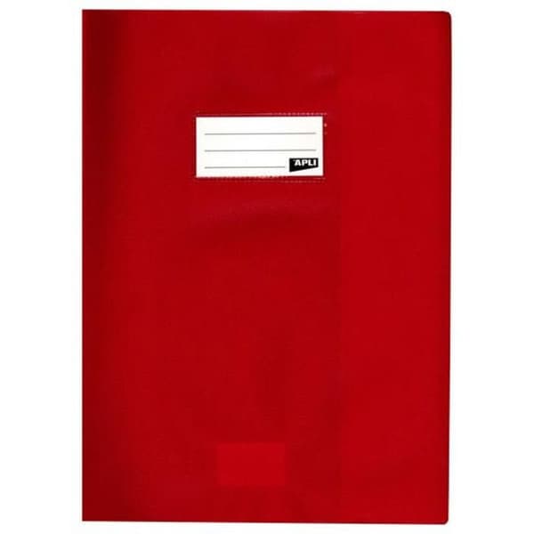 PVC skydd för häfte - Rayher - 24x32 cm - Röd - Tjocklek 19/100 - Hållbar och slitstark