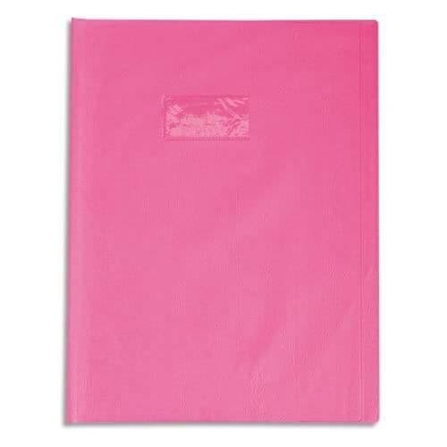 Tjock ogenomskinlig plast omslag till anteckningsbok 24X32 rosa
