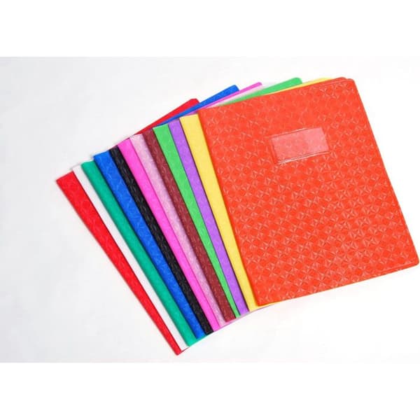 Notebook-omslag - KALLIGRAF - ogenomskinlig PVC - 18/100:e - 24 x 32 cm - blå
