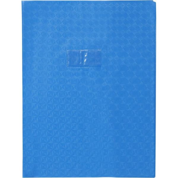 Notebook-omslag - KALLIGRAF - ogenomskinlig PVC - 18/100:e - 24 x 32 cm - blå