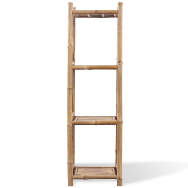 vidaXL Bambuhylly 4 tasoa neliö