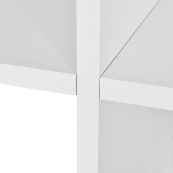 vidaXL Bokhylle 142 cm hvit