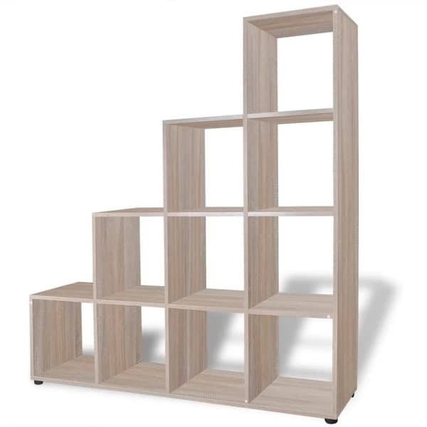 vidaXL Bokhylle 142 cm eik
