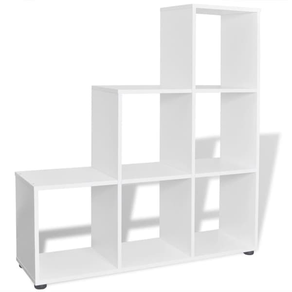 vidaXL Bokhylle 107 cm hvit
