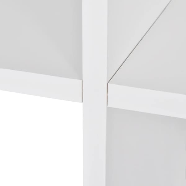 vidaXL Bokhylle 107 cm hvit