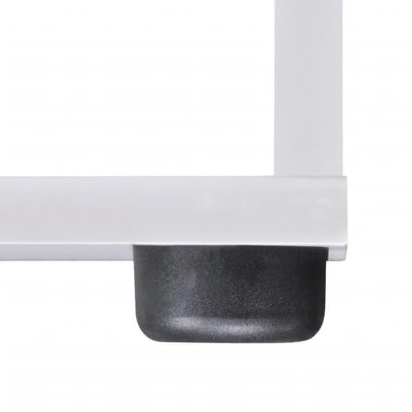 vidaXL Bokhylle 107 cm hvit