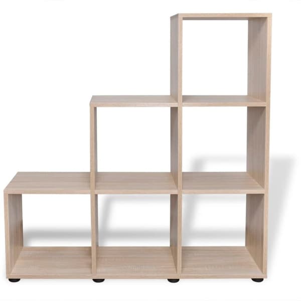 vidaXL Bokhylle 107 cm eik