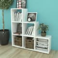 Miniatyrbillede 9 af 10: vidaXL trappeformet Bogreol/reol/displayhylde 107 cm hvid change