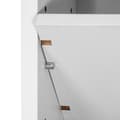 Miniatyrbillede 7 af 7: Reol med 6 hylder til 102 CD'er 90x21x20cm - hvid