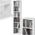 Miniatyrbillede 1 af 7: Reol med 6 hylder til 102 CD'er 90x21x20cm - hvid