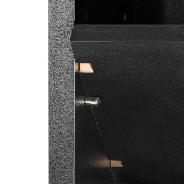 Reol med 6 hylder til 102 CD'er 90x21x20cm - sort