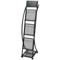 Miniatyrbillede 1 af 6: vidaXL magasinhylde 40 x 32 x 131 cm sort A4