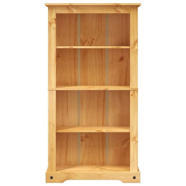 vidaXL Kirjahylly 4 tasoa Meksikon mänty Corona Range 80x29x150 cm