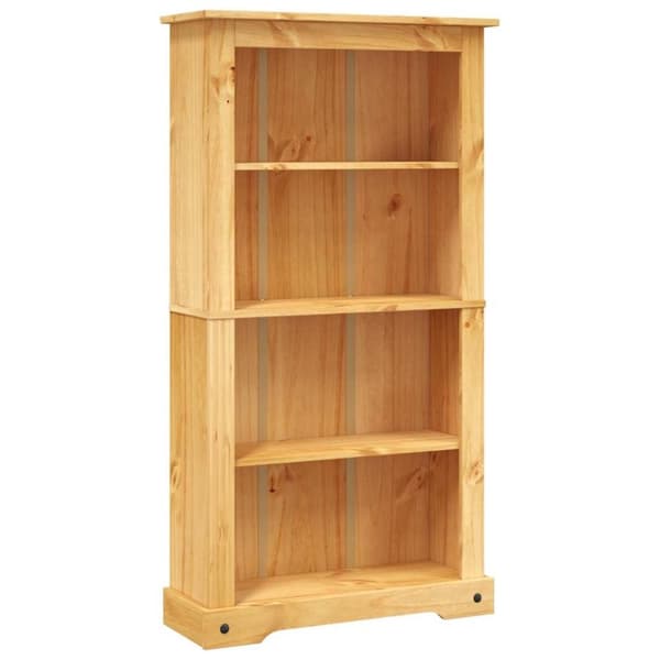 vidaXL Kirjahylly 4 tasoa Meksikon mänty Corona Range 80x29x150 cm