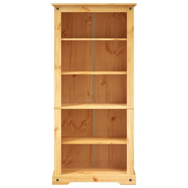 vidaXL reol fem hylder Corona-serien mexicansk fyrretræ 81x40x170 cm change