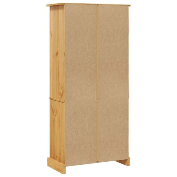 vidaXL Bokhylla i mexikansk Coronastil med 5 hyllor furu 81x40x170 cm