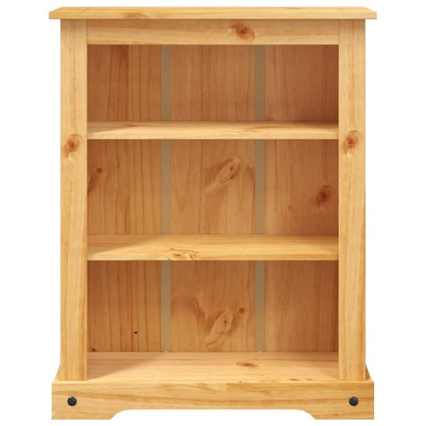vidaXL Bokhylle med 3 hyller meksikansk Corona-stil furu 80x29x100 cm