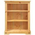 Miniatyrbilde 3 av 9: vidaXL Bokhylle med 3 hyller meksikansk Corona-stil furu 80x29x100 cm