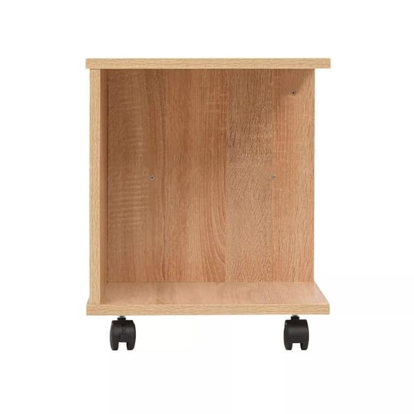 vidaXL 245724  Hylly pyörillä 50x35x42 cm tammi