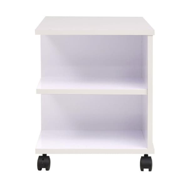 vidaXL Rullhylla 50x35x42 cm vit