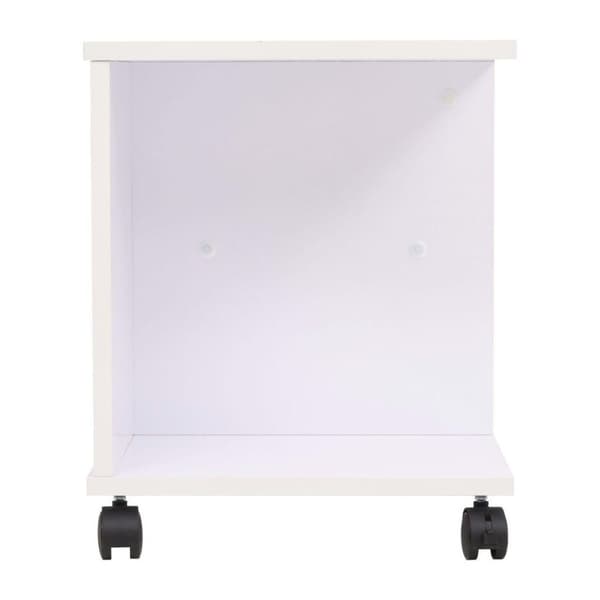 vidaXL Rullhylla 50x35x42 cm vit