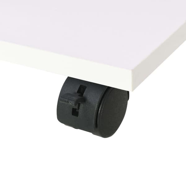 vidaXL Rullhylla 50x35x42 cm vit